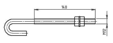 Крюки К(1) и К(2) крепления шкафов типа ШРМ и УПМК