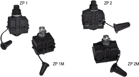 Зажимы переходные  прокалывающие  для электрического соединения СИП и  неизолиро